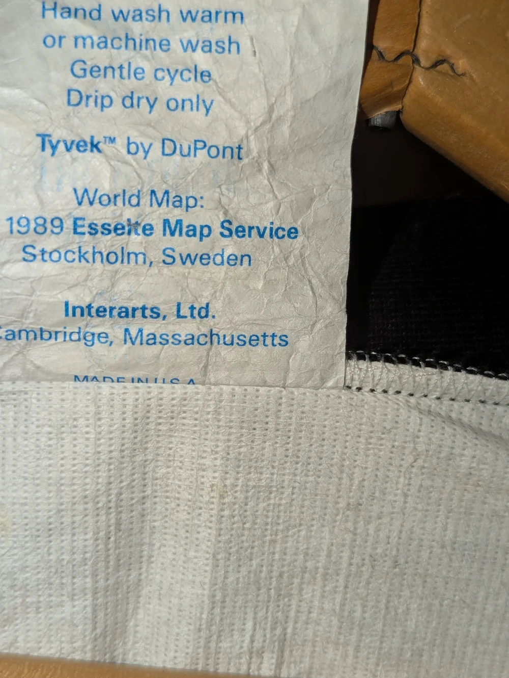 Vintage 1989 “Wearin’ the World“ Kurt Cobain Tyvek Atlas World Map Jacket